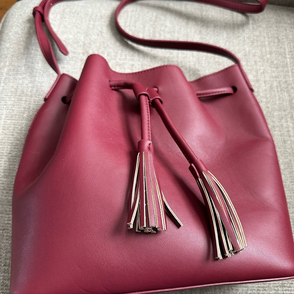 Jcrew burgundy purse